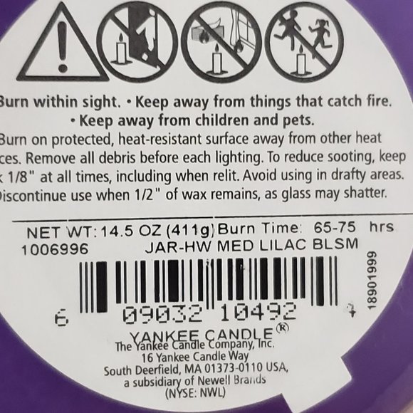 Yankee Candle-Lilac Blossoms - Picture 5 of 5